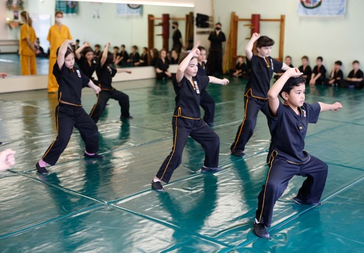 2021 Frühling Zürich Kinder Kung Fu Prüfung